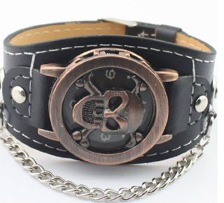 Bemaystar Super Cool Skull Shaped Alloy Watch(Brown) Watches