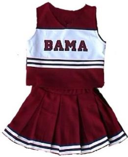 Size 3t Alabama Crimson Tide Children's Cheerleader Outfit/Uniform   NCAA College: Clothing