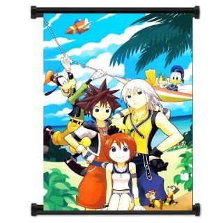 Kingdom Hearts Game Fabric Wall Scroll Poster (16"x23") Inches : Prints : Everything Else