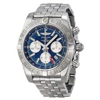 Breitling Chronomat 44 GMT Automatic Chronograph Blue Dial Mens Watch AB042011 C851SS: Breitling: Watches