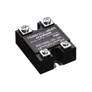 Crydom SSC1000 25 12 Relay; SSR; High Voltage; Cur Rtg 25A; Ctrl V 12DC; Vol Rtg 0 1000DC; Pnl Mnt; 4 Pin: Electronic Components: Industrial & Scientific