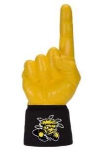 NCAA Wichita State Shockers Licensed Foam Finger with Jersey Sleeve, Yellow/Black : Sports Related Merchandise : Clothing