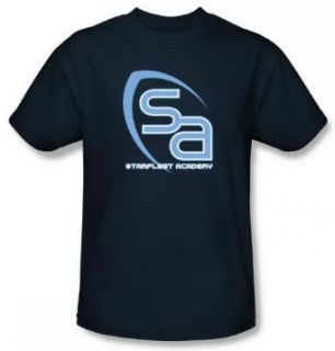 Star Trek Starfleet Academy SA Logo Blue Adult Shirt CBS857 AT: Clothing