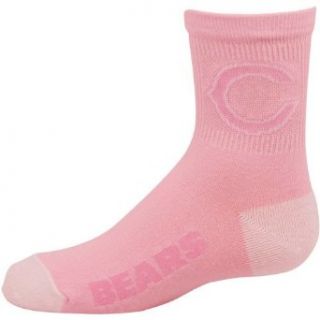 NFL Chicago Bears Preschool Pink Team Logo Socks: Fashion T Shirts: Clothing