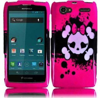 Pink Skull Hard Cover Case for Motorola Electrify 2 XT881: Cell Phones & Accessories