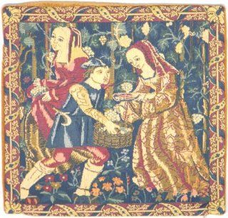 Cushion   Tapestry Fabric, Belgian, Elegant & Fine   (Wine & Feast)   Wine Making (883)  