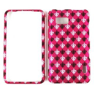 Cell Phone Snap on Case Cover For Lg Mach Ls 860    Smooth Finish With Colorful Floral Or Checkered Print: Cell Phones & Accessories