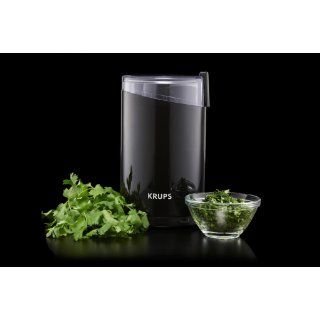 KRUPS F20342 Electric Spice and Coffee Grinder with Stainless Steel Blades, Black: Power Blade Coffee Grinders: Kitchen & Dining