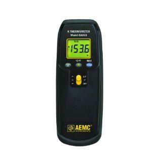 AEMC CA863 Digital Thermometer with Dual K type Thermocouple Inputs and Probe,  50 to 1300 Degrees C,  58 to 1999 Degrees F, Accuracy of + or  0.3% of Reading + or   1 Degree C: Science Lab Digital Thermometers: Industrial & Scientific