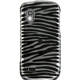 New SnapOn Phone Cover for Samsung Solstice SGH A887 AT&T Silver Zebra Protector Case: Cell Phones & Accessories