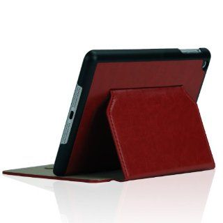 Moonar Smart PU Leather Case Cover Stand For Mini Ipad +Stylus Pen+Screen Protector(Red): Computers & Accessories