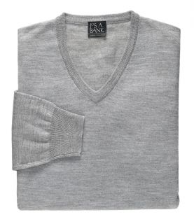 Factory Store Merino Wool V Neck Sweater JoS. A. Bank