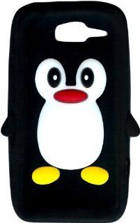 3D Cute Penguin Duck Case Cover For Motorola RAZR Smart Mobile Phones (Black, Motorola Droid RAZR i XT890 M XT907): Cell Phones & Accessories