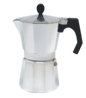 BonJour 9 Cup Cafe Milano Stove Top Espresso Maker: Stovetop Espresso Pots: Kitchen & Dining
