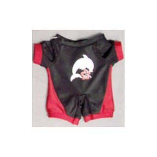 Red & Black Dolphin Wetsuit Outfit fit Webkinz, Shining Star & 8" 10" Make Your Own Stuffed Animals: Toys & Games