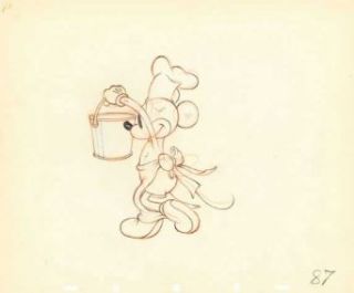 Mickey Mouse   Disney Original Production Drawing: Entertainment Collectibles