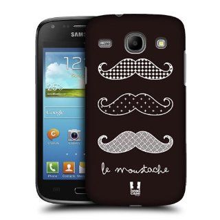 Head Case Designs Brown Le Moustaches Hard Back Case Cover For Samsung Galaxy Core I8260 I8262: Cell Phones & Accessories