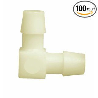 Nylon Tubing Connector, Barbed Elbow, 1/4" Tubing ID 1/8 27 NPT Pipe Thread (Pack of 100): Barbed Tube Fittings: Industrial & Scientific