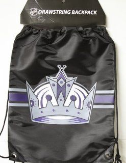 Los Angeles Kings NHL Logo Drawstring Backpack  Sports Fan Drawstring Bags  Sports & Outdoors