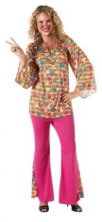 Rubie's Costume Big Mama 1960'S Woodstock Woman, Psychedelic, Adult Full Figure Costume Adult Sized Costumes Clothing