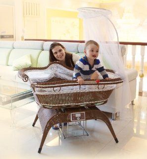 New Intelligent & Electric Swing Baby Crib/cot, with Ce/rosh/patent  Crib Bedding Sets  Baby