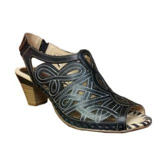 Pikolinos Womens Paris 880 9591 Black Sandals 36 (US Women's 5.5 6) B   Medium: Pumps Shoes: Shoes
