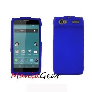 [ManiaGear] Blue Rubberized Shield Hard Case for Motorola XT881 ELECTRIFY 2 (U.S Cellular): Cell Phones & Accessories