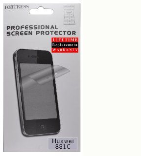 Fortress Brand Huawei Valiant Huawei Ascend Plus H881C Tracfone Premium Clear LCD Screen Protector Kit, Exact Fit, No Re sizing Electronics