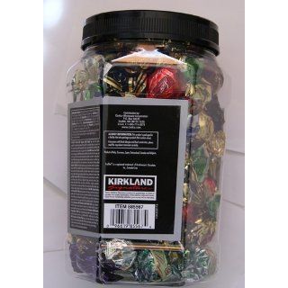 KIRKLAND Signature PREMIUM CHOCOLATES of the WORLD ASSORTMENT JAR NET WT 2 Lb (907 g) (From Italy Germany, Spain, Switzerland, Canada and Belgium) : Chocolate Assortments And Samplers : Grocery & Gourmet Food