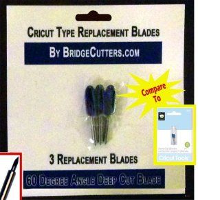 3 Pack   Provo Craft Cricut Type Replacement Blades   Deep Cut Kitchen & Dining