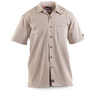 Dickies Short   sleeved Ripstop Work Shirt, BLACK, M: Clothing