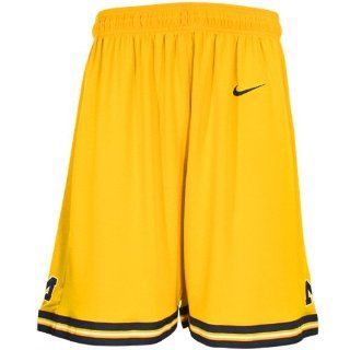 Nike Michigan Wolverines Maize Replica Basketball Shorts : Sports Fan Shorts : Sports & Outdoors