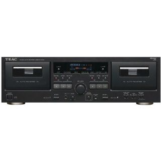 Teac W 890R B Double Auto reverse Cassette Deck (Black): Electronics