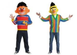 Sesame Street Bert & Ernie Adult Couple Costume Set: Clothing