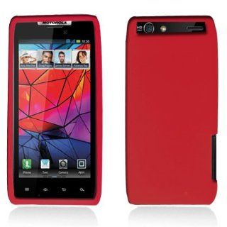 For Motorola Droid Razr Maxx XT913 XT916 Accessory   Red Silicon Skin Soft Protective Case Cover + LF Stylus Pen: Cell Phones & Accessories