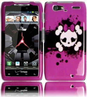 Pink Skull Hard Case Cover for Motorola Droid Razr Maxx XT913 XT916: Cell Phones & Accessories