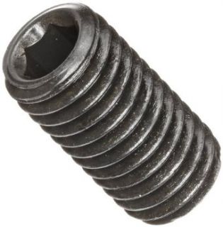 Alloy Steel Set Screw, Black Oxide Finish, Hex Socket Drive, Flat Point, Meets DIN 914, 10mm Length, M4 0.7 Metric Coarse Threads, Imported (Pack of 100): Industrial & Scientific