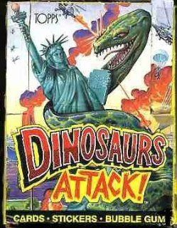 Dinosaurs Attack Trading Cards Box  48 Count Toys & Games