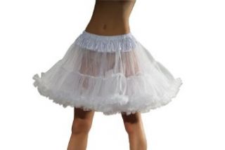 Secret Wishes Dancing Girl Long Petticoat, White, One Size Clothing