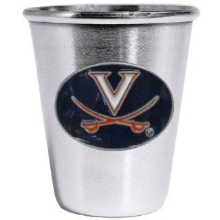 NCAA Virginia Cavaliers Steel Shot Glass : Sports Fan Kitchen Products : Sports & Outdoors