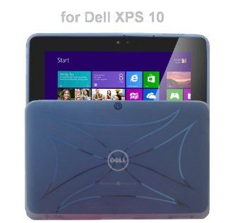 Dell XPS 10 Tablet 10.1 Inch TPU Rubberized Protective Cover Case   Smoke: Computers & Accessories