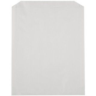 Packaging Dynamics 450019 6" x 3/4" x 7 1/4" Size, PB19 White Grease Resistant Dry Wax Paper Sandwich Bag (Case of 2,000)