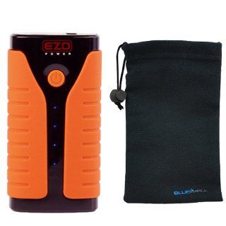EZOPower 1 Port Orange / Black 5200mAh Pocket Size High Capacity External Battery Pack + Carrying Case for Nokia Lumia 620, Lumia 925, Lumia 928; Blackberry, LG, HTC, Motorola, Samsung Cellphone Smartphone and more: Cell Phones & Accessories