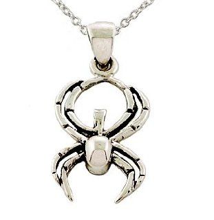 Sterling Silver Spider Pendant: Pendant Slides: Jewelry