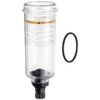 Parker PS932P Polycarbonate Bowl with Twist Drain for 05F, 15F and 05E Series Filter/Regulator, 2oz Capacity, 150 psig: Compressed Air Combination Filters And Regulators: Industrial & Scientific