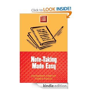 Note Taking Made Easy (Study Smart Series) eBook: Judi Kesselman Turkel: Kindle Store