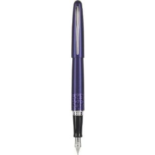 Pilot MR Animal Collection Fountain Pen, Matte Blue with Leopard Accent, Medium Nib, Black Ink (91133) : Office Products