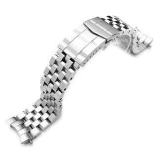 22mm Super Engineer II watch band for SEIKO Diver SKX007/009/011, Solid Submariner Clasp: Watches