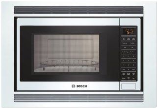 Bosch HMB8020 800 1.5 Cu. Ft. White Built In Microwave Kitchen & Dining