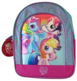 Kids Mini 12in Holographic My Little Pony Backpack   My Little Pony School Bag: Clothing
